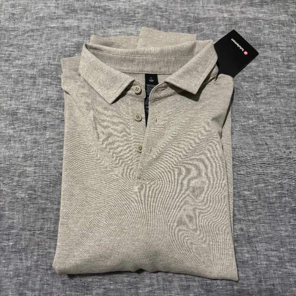Lululemon Evolution Long Sleeve Pique Polo